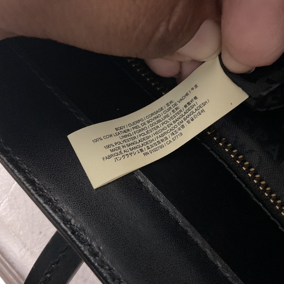 Kate Spade Large Black Tote with Light Pink Tassel - Picture 7 of 14